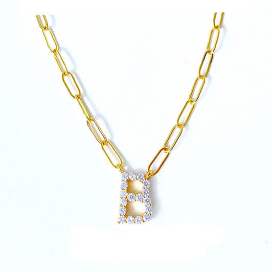 block initial jewelry manufacturers capital letter necklace suppliers name plate pendant wholesale distributors